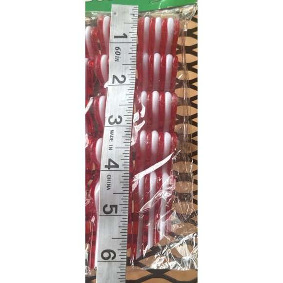 Four 4-pack Dolgencorp, Inc. Multicolored Striped Plastic Candy Decorations-NEW - Picture 11 of 11